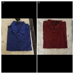 Two Shirts - Two VSKA 4XL Men's button-down dress shirts